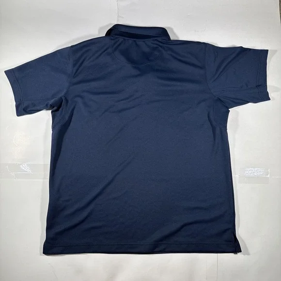 Columbia Pfg Shade Short Sleeve Polo Shirt Navy Blue Men's Size Large Golfing - Picture 7 of 7